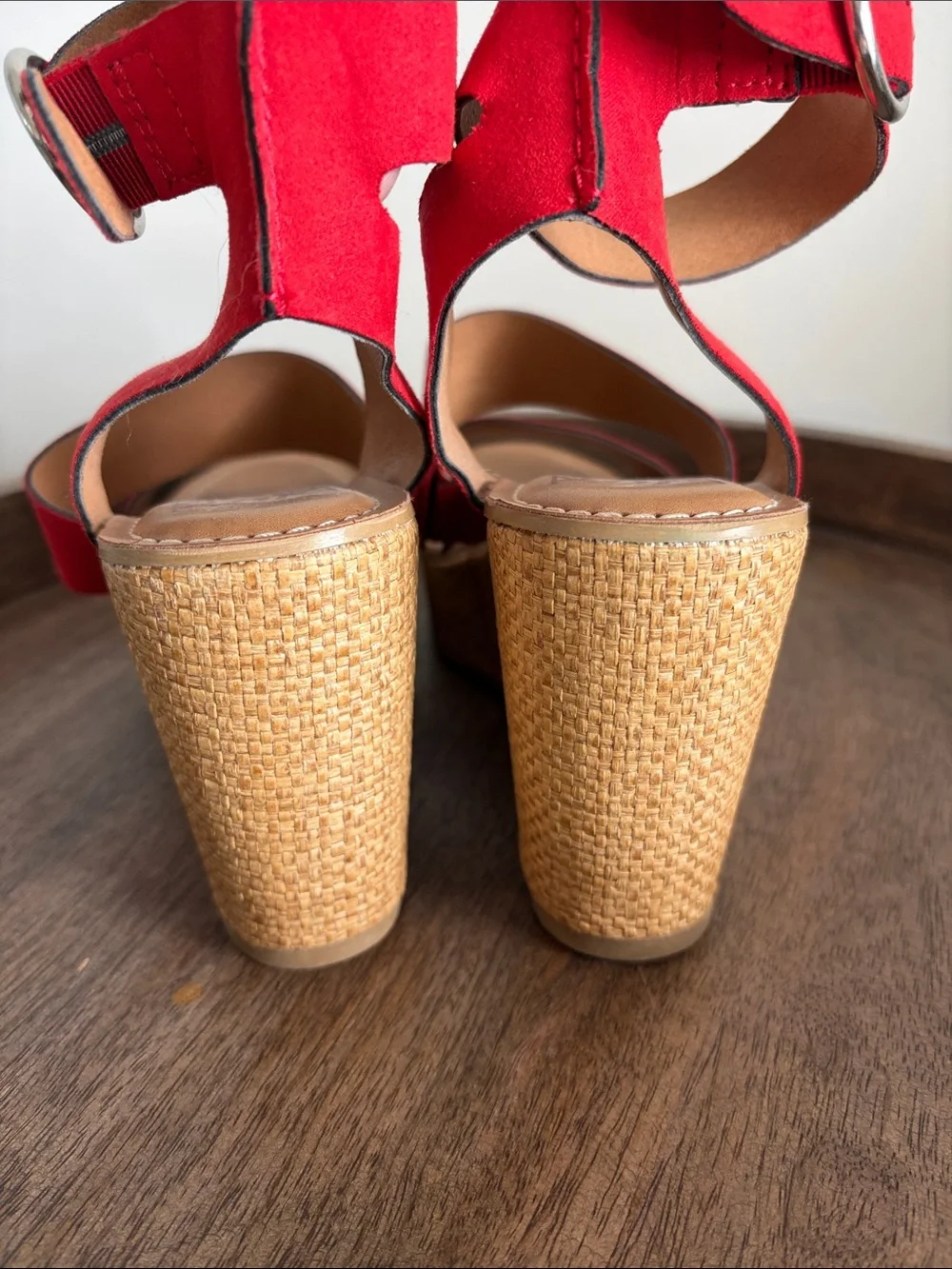 Dv8 Dolce Vita Red Wedge Sandals